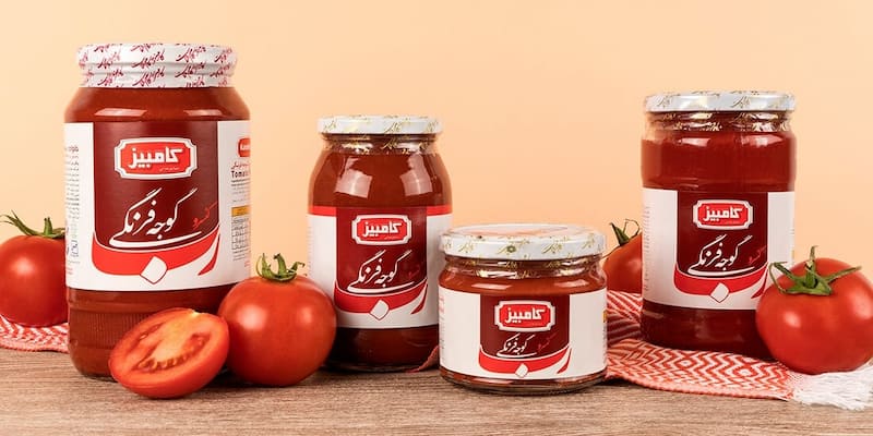 رب گوجه فرنگی کامبیز با کیفیت مناسب برای طعم بهتر غذاها